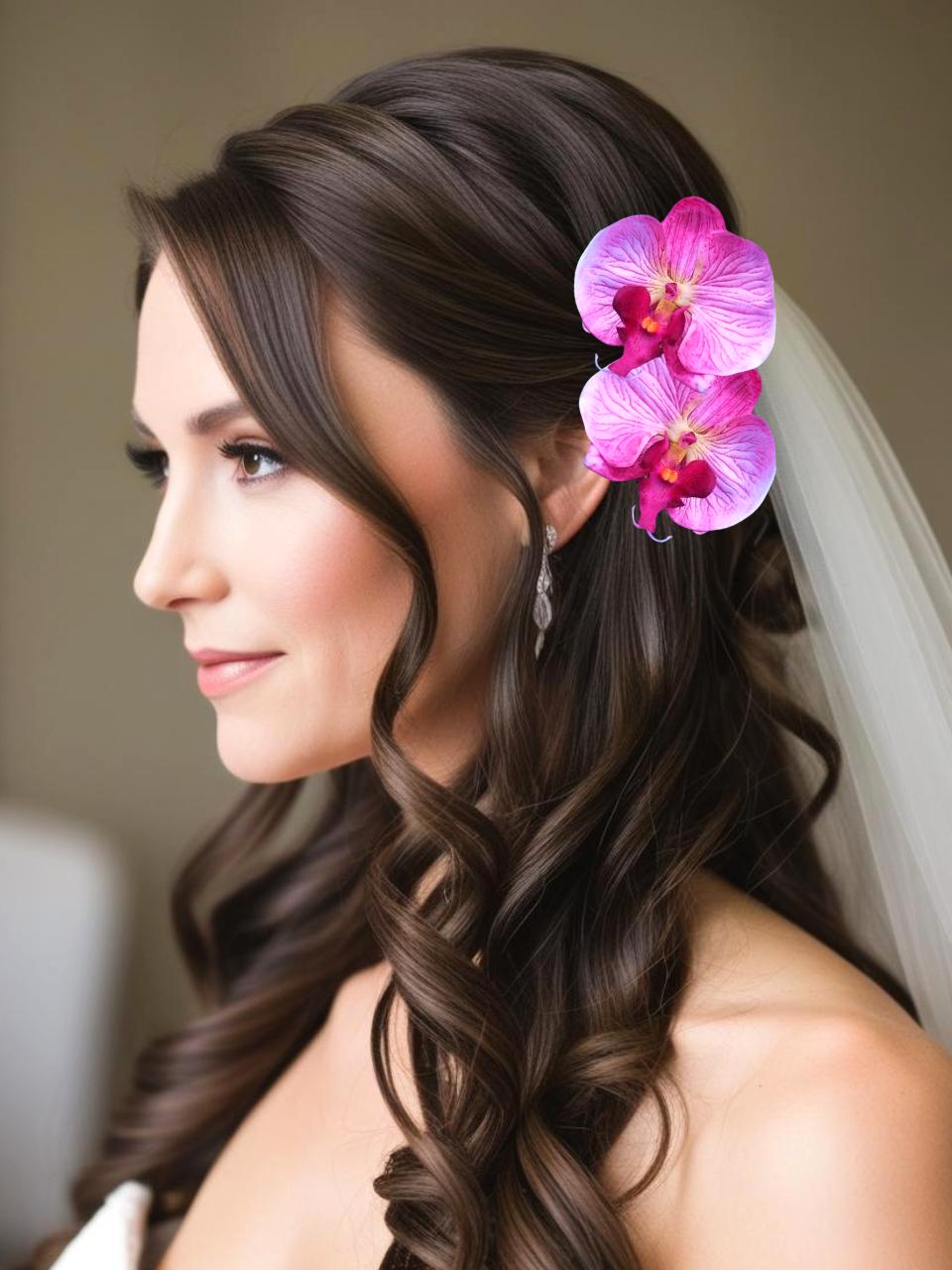 Flor del pelo fucsia España