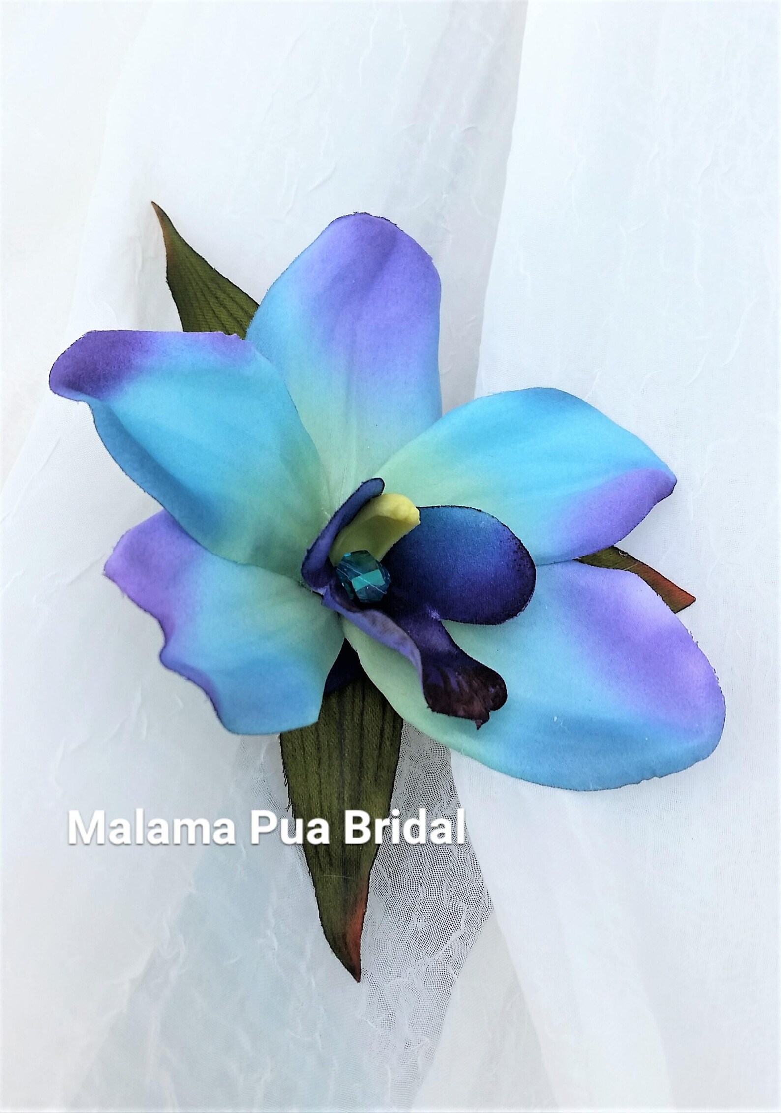 Hawaiian Hair Flower Hair Clip Silk Flowers Wedding Etsy