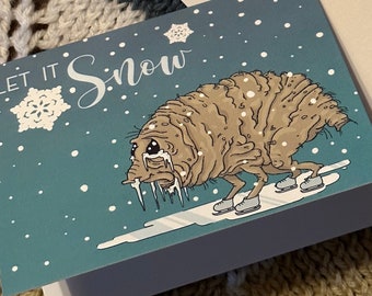 Let It Snow - Winter Holidays Squonk Greeting Card