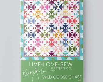 Wildgans jagen Quilt Anleitung | Papier Quilt Anleitung | Patchwork Schnittmuster für Fortgeschrittene
