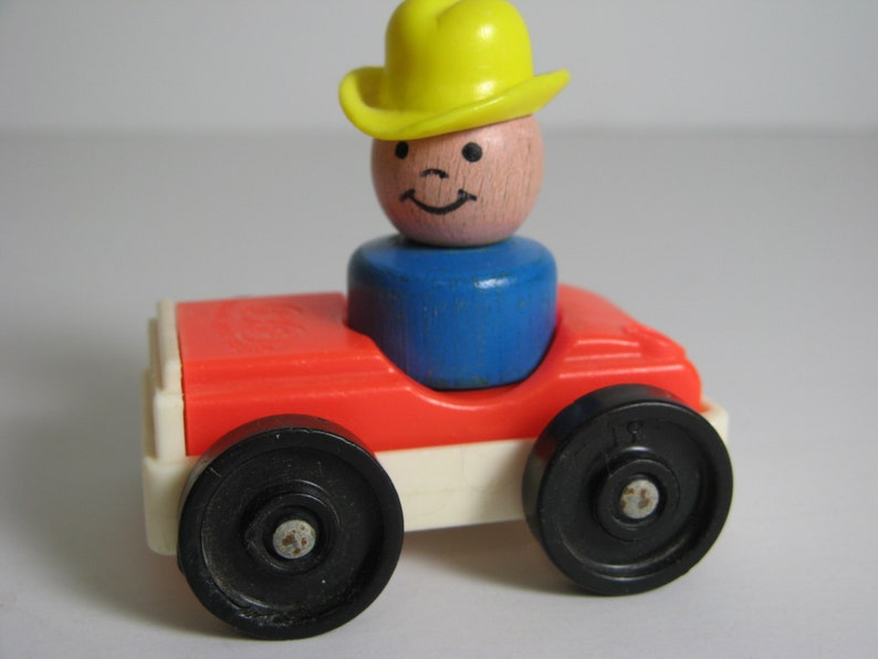 fisher price red and yellow car