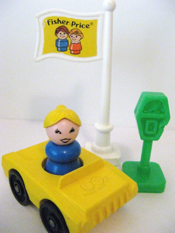 fisher price yellow car