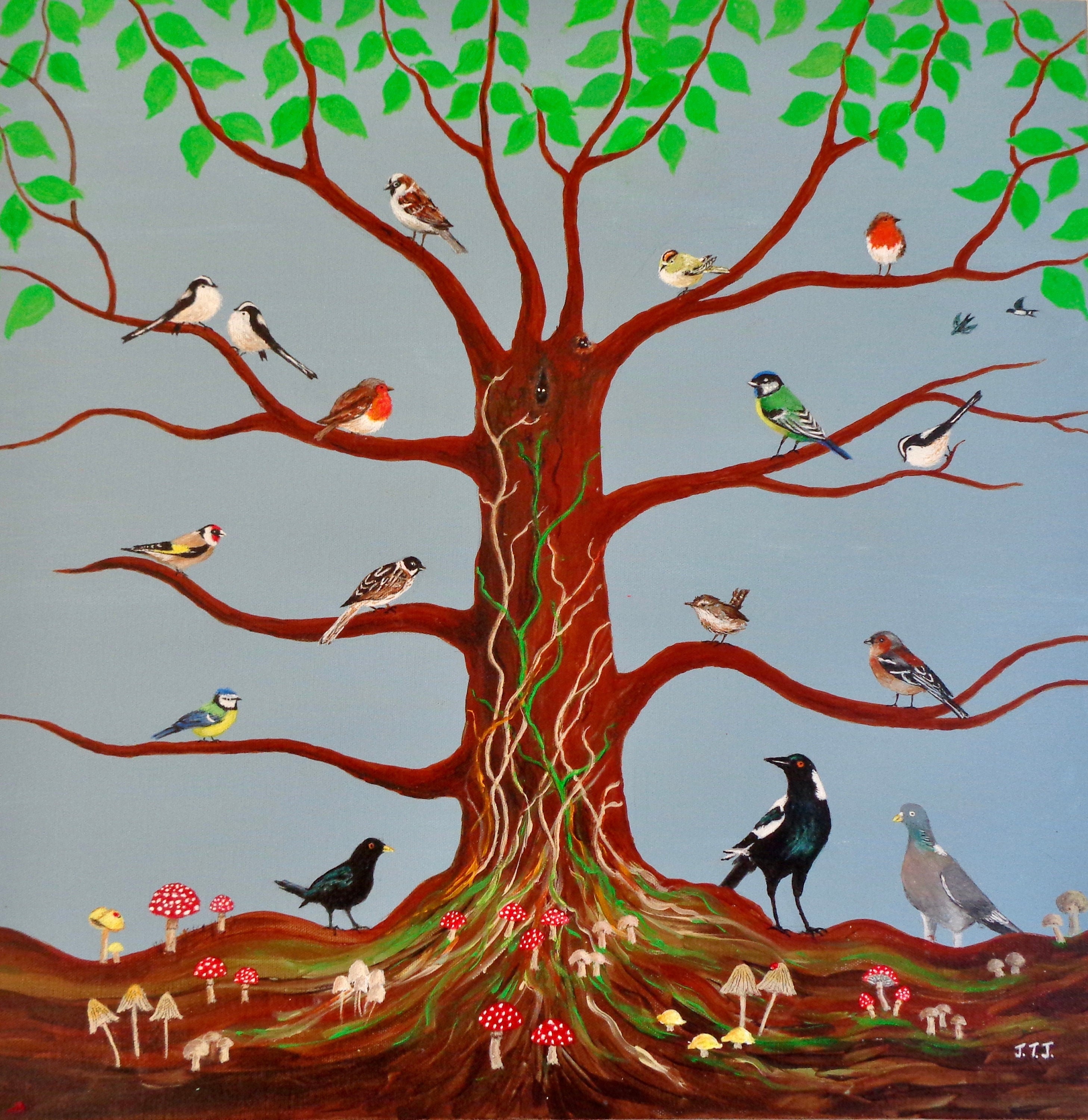 Bird Tree of Life - Etsy