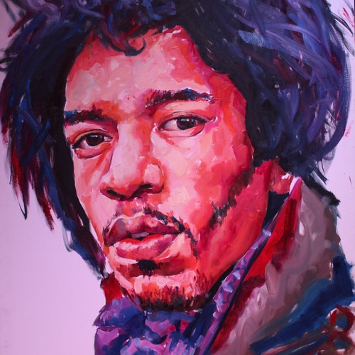Jimi Hendrix Digital Download Print Guitarist Wall Art Etsy