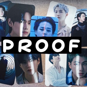 Cartões de fotos BTS - PROVA