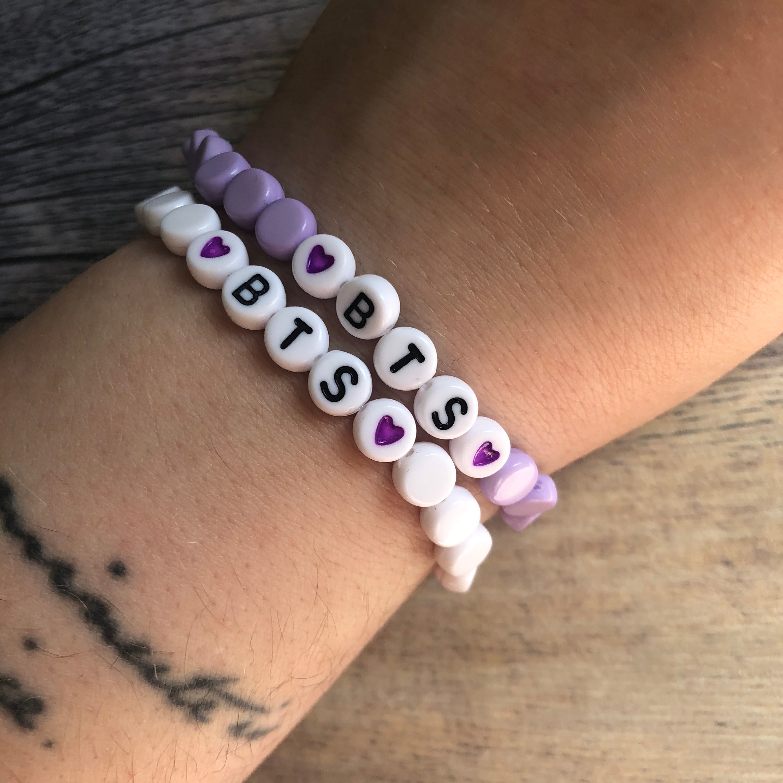 [HARANG]★BTS 着用★HR 298B_Color Beads Bracelet KPOP BTS Jungkook Vivid Color Beads Handmade Bracelet