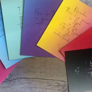 BTS - Cartoline con citazioni del 2020