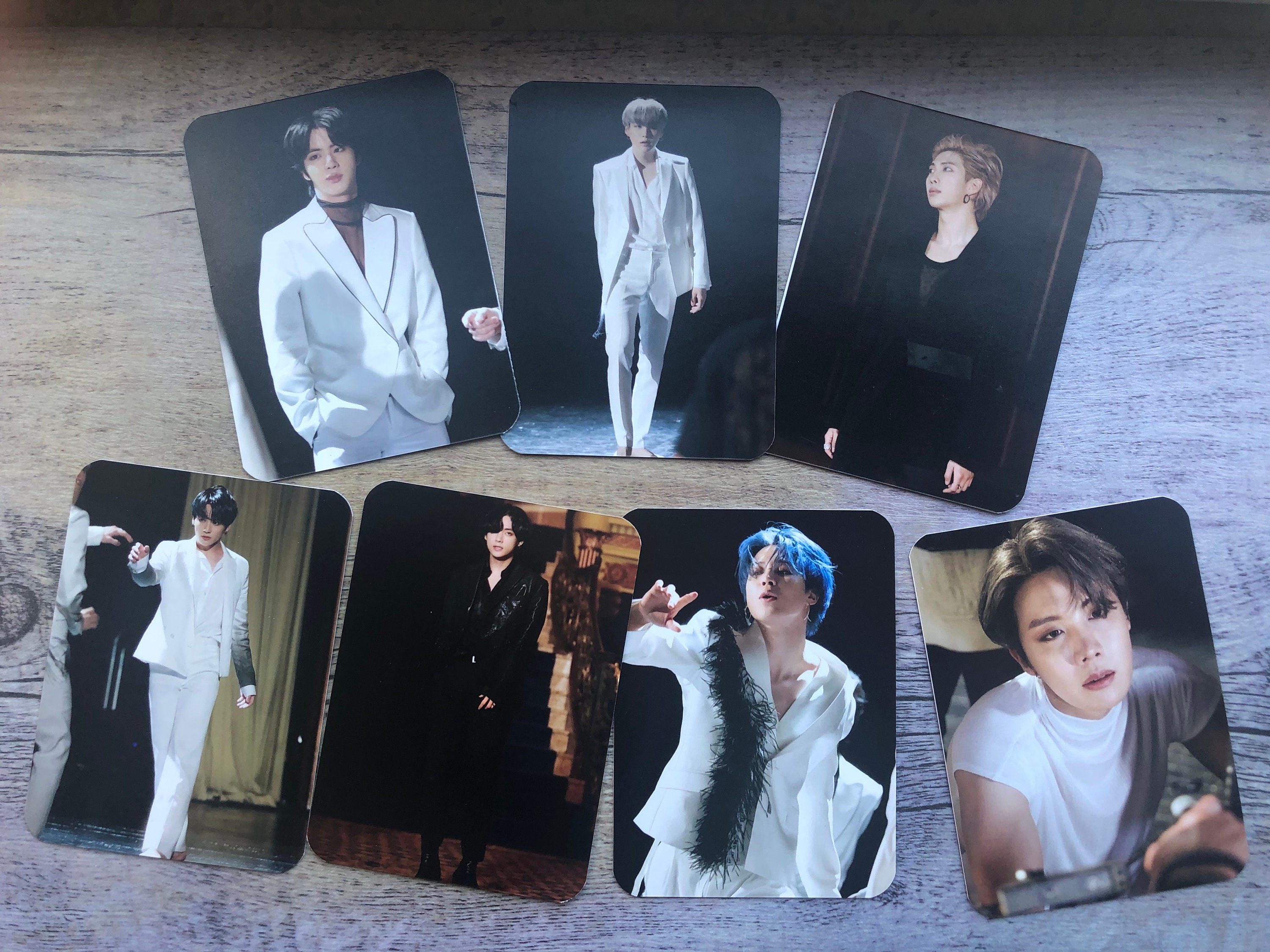 BTS photocards Black Swan Etsy