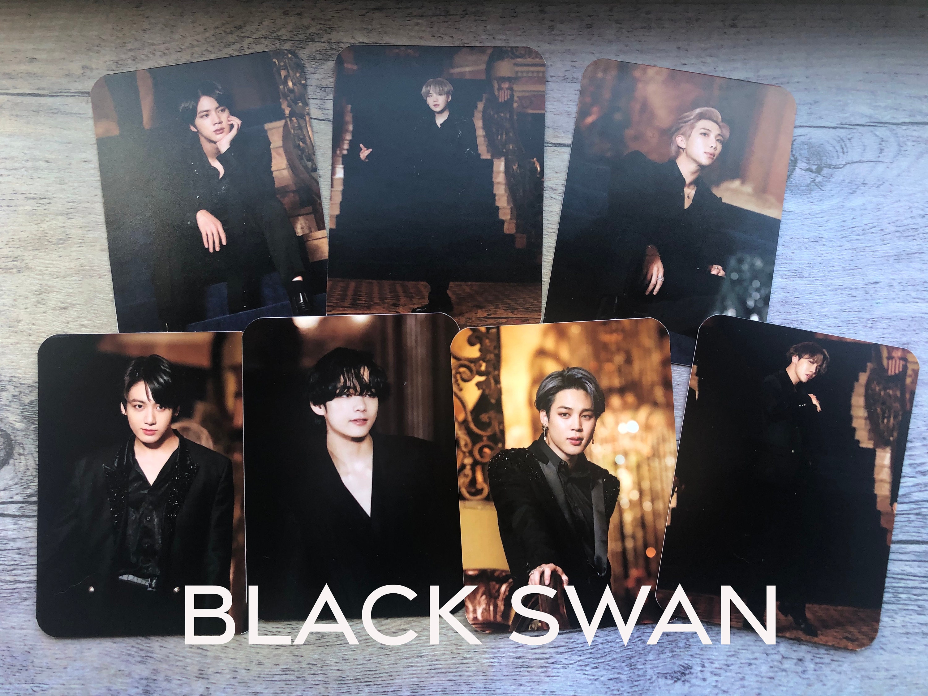BTS Photocards Black Swan Etsy UK
