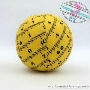 Fabric Ball Sewing Pattern 4 sizes image 4