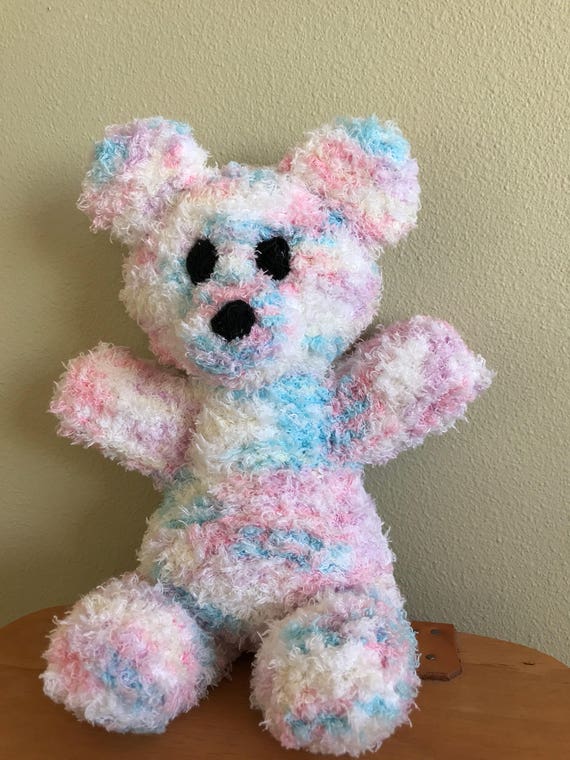 multi colored teddy bear
