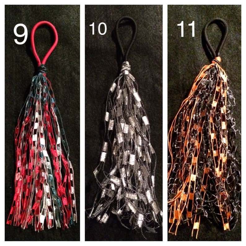 Ponytail Holder Yarn Ponytail Holder Elastics Pigtails Hair Etsy