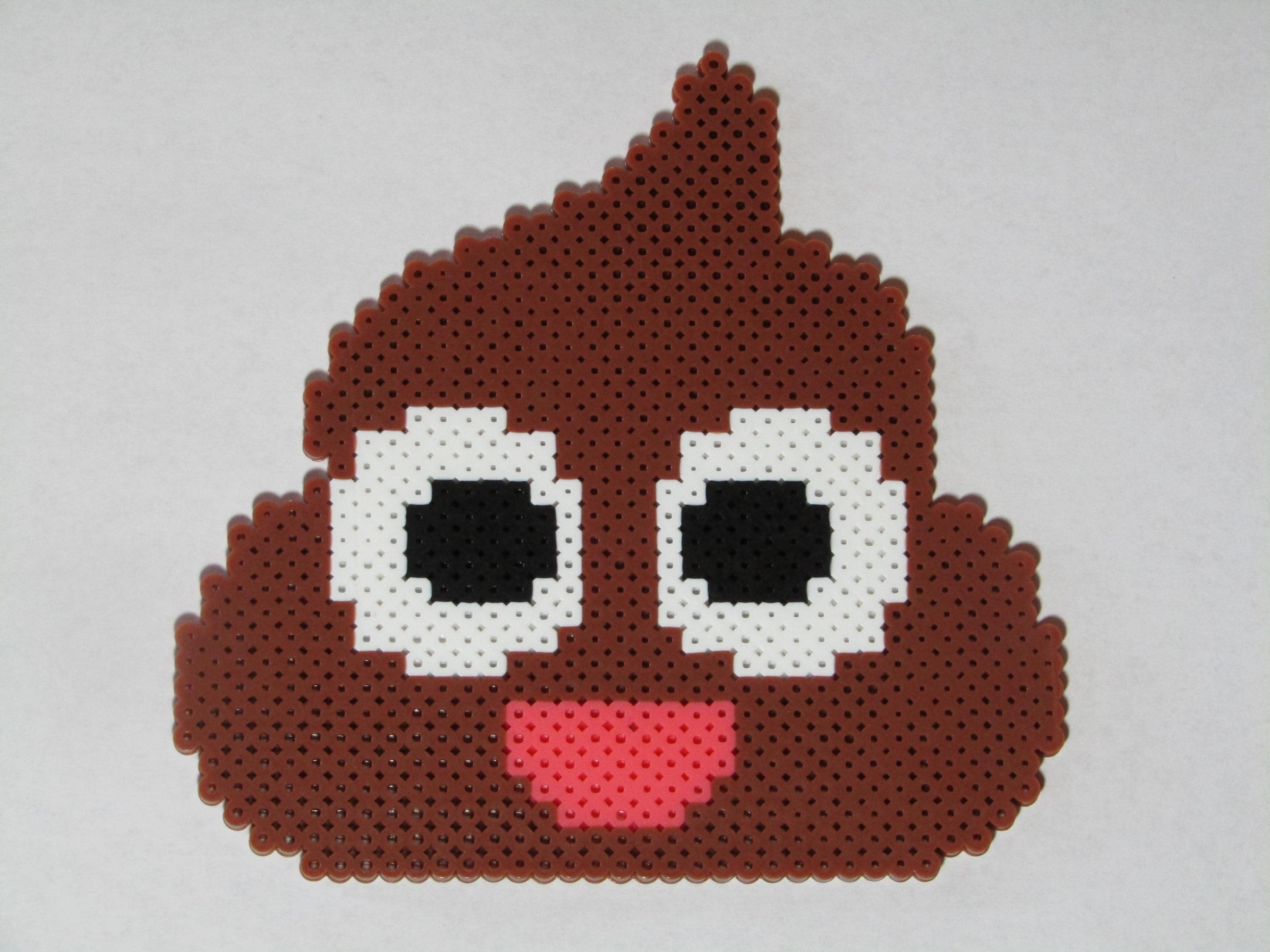 Fuse Bead Poop Emoji