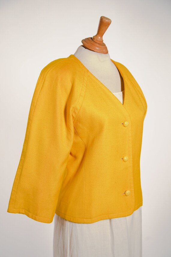 1970s / 80s GIVENCHY Goldenrod Jacket / Up to 38"… - image 4