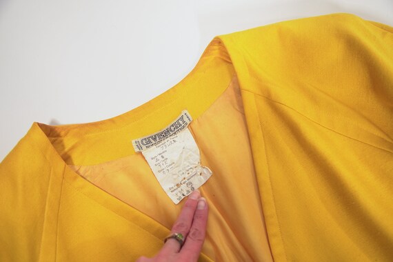 1970s / 80s GIVENCHY Goldenrod Jacket / Up to 38"… - image 3