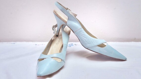 pastel blue heels