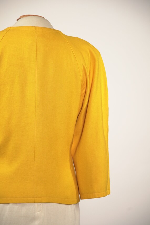 1970s / 80s GIVENCHY Goldenrod Jacket / Up to 38"… - image 10