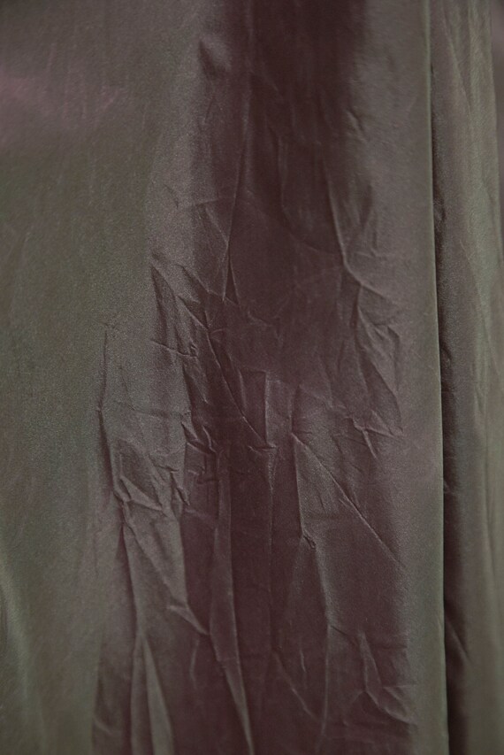 Medium 1950s iridescent taffeta dress // Brown Gr… - image 6