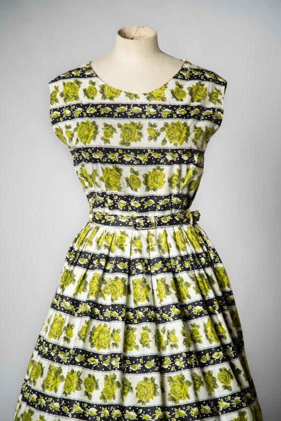 50’s Colorful Fit and Flare Dress by Park East main image 1