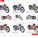 Allen Carr reviewed Classic BSA Motorcycle Poster reproduced from the original 1960 range brochure