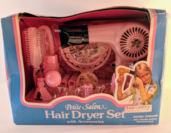 toy blow dryer set