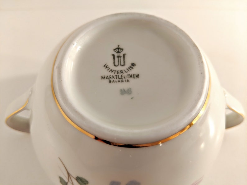 Vintage Winterling Marktleuthen Bavaria China Sugar Bowl. Etsy