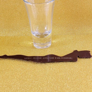 Vintage Sexy Lady Cocktail Stirrer. Rimouski Canada Armee-marine