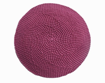 Kippah scheme. Spiral crocheted kippah, fragmental design scheme, PDF file