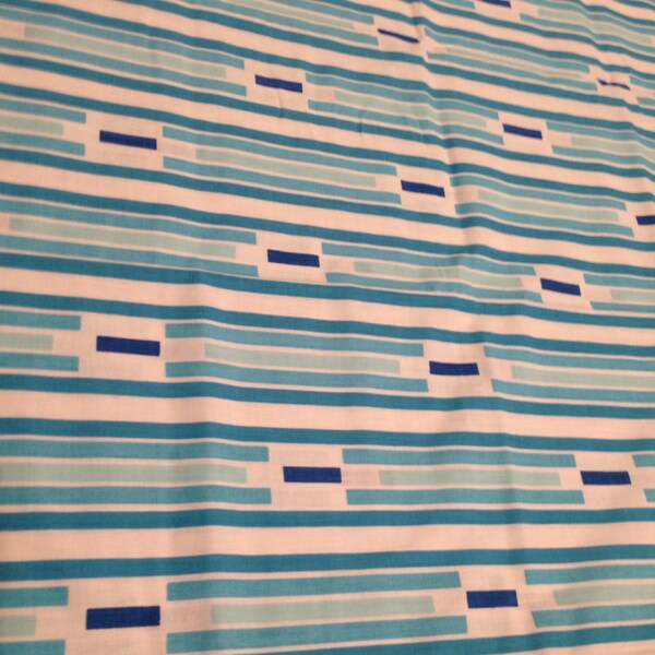 Sábana encimera doble con forma lineal azul vintage SÚPER colorida - Nerd Classic