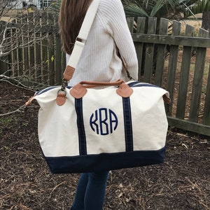 Extra Large Monogram Tote Bag Monogram Duffle Bag Large Travel