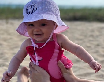 infant sun hat girl
