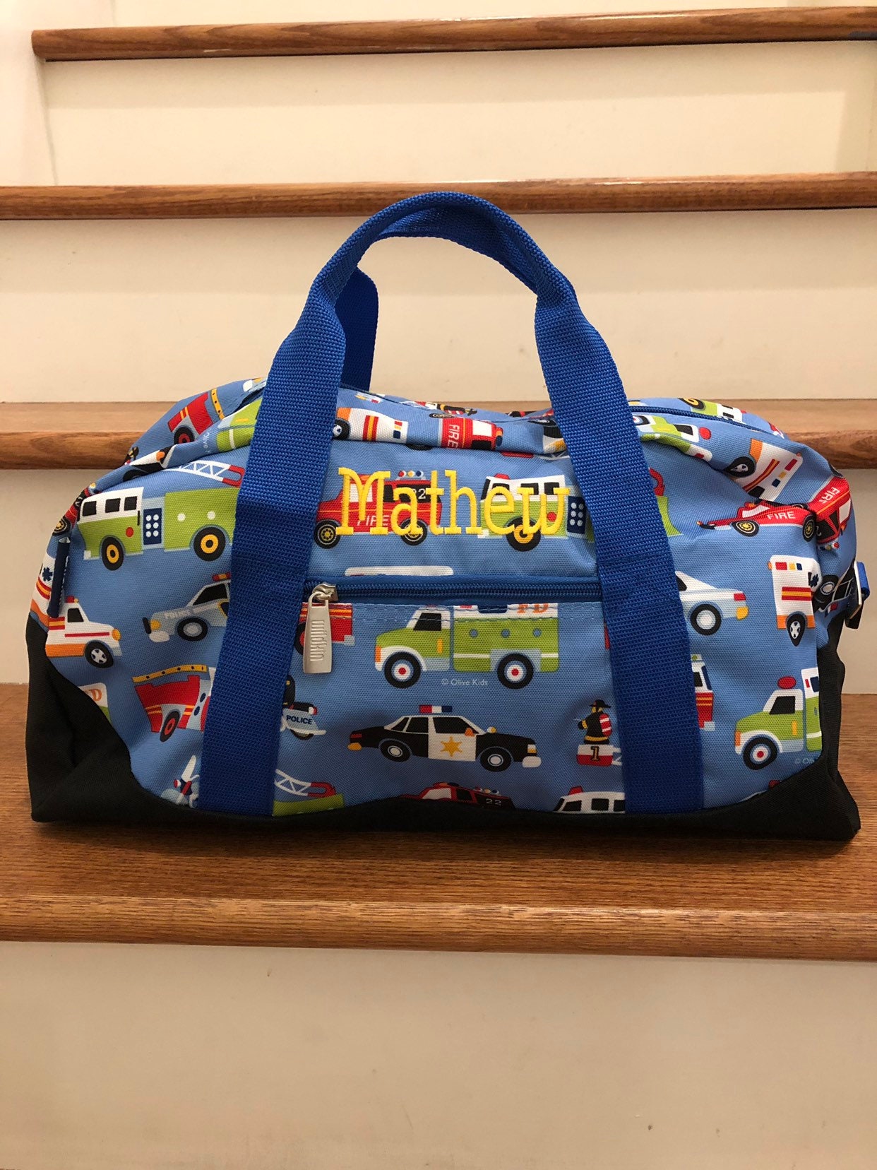 children's duffle bag personalized