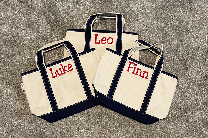 Kids Personalized Beach Totes