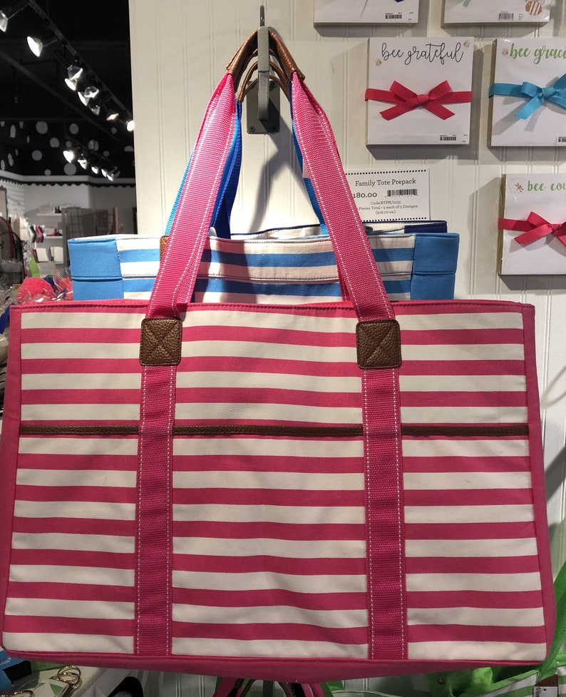 etsy monogrammed beach bag