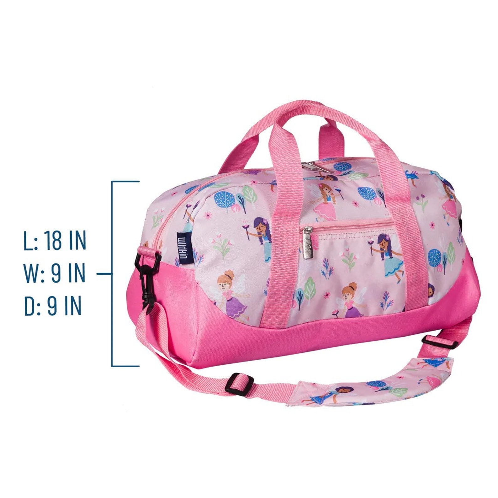 Kids Duffle Bag Personalized Girls Weekender Bag Princess Etsy