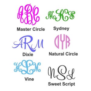 Personalized Clear Stadium Bag, Vinyl Monogram, Concert Travel Tote Bild 7