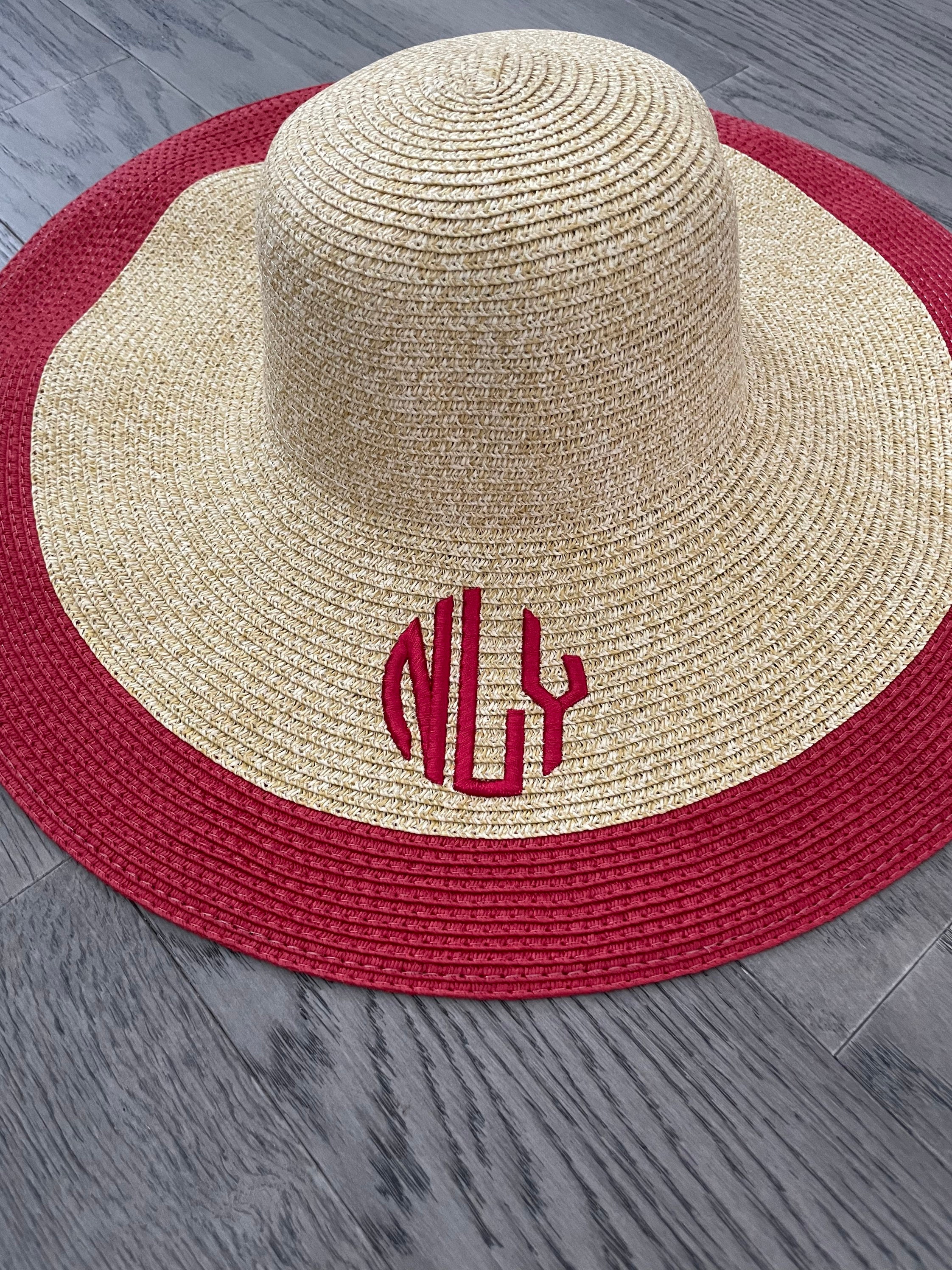 July 4th Beach Sun Hats Red 