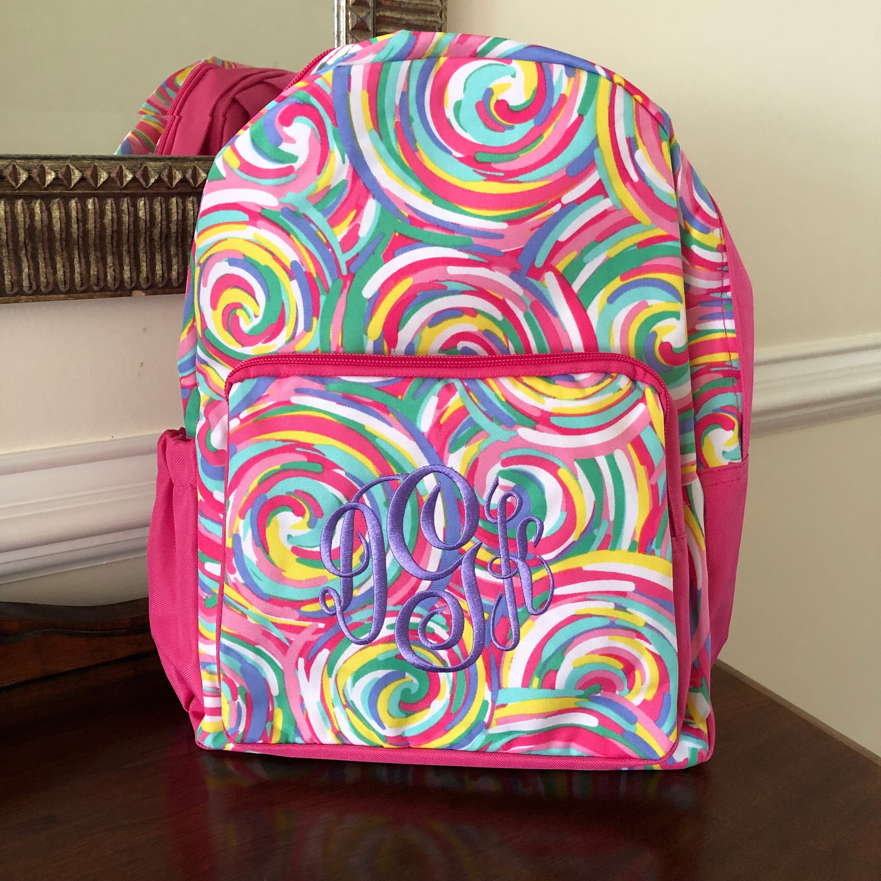 Monogram kids backpacks cheap