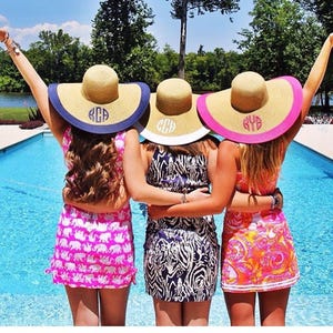 Personalized Straw Hats for Women