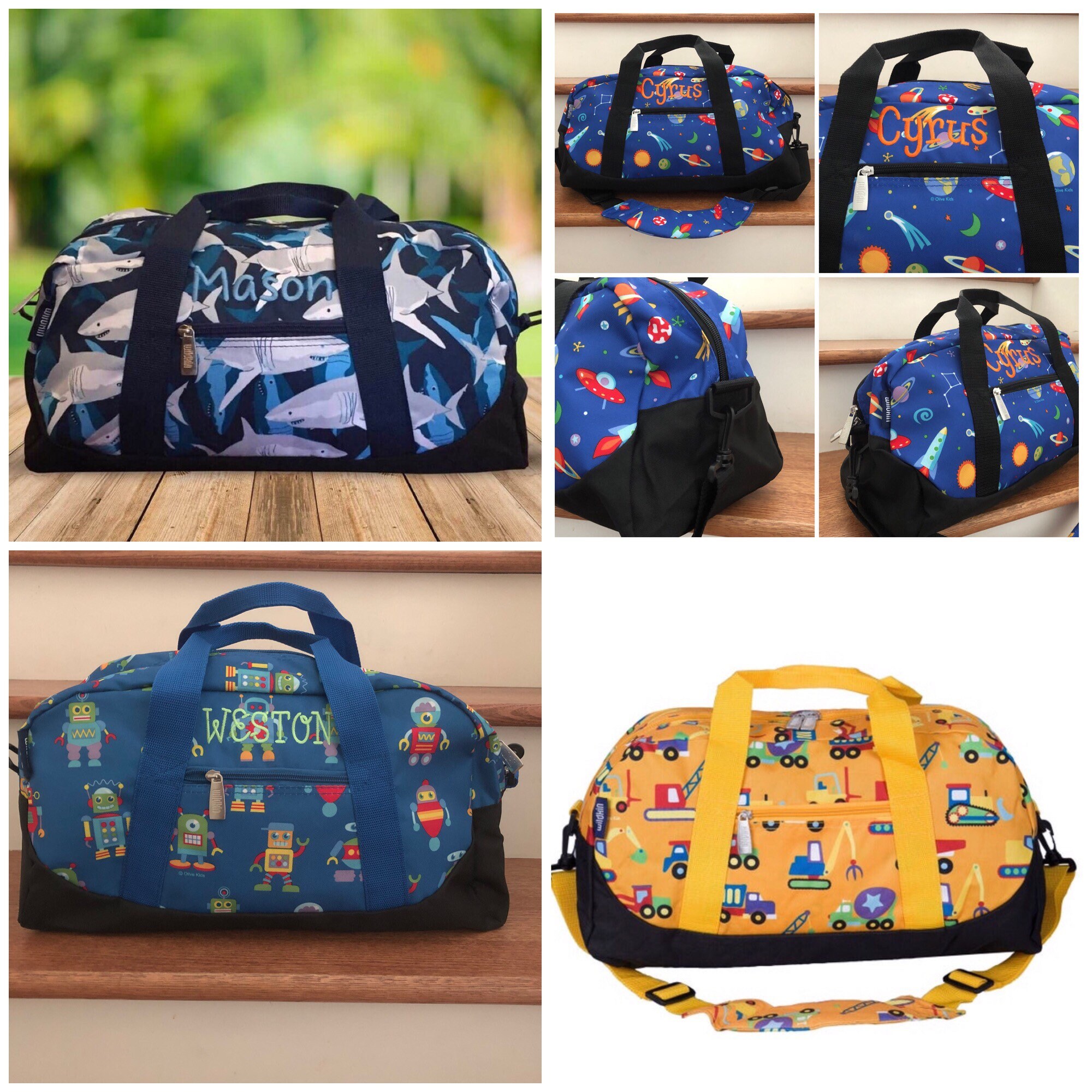Christmas Gifts Kids Personalized Childrens Travel Bag Overnight Duffle Bags Toddler Duffle Bag Kids Tote Bag Air Travel Carry on Bags Etsy Canada