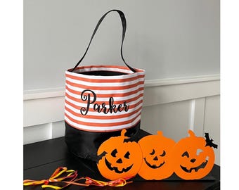 Custom Name Halloween Candy Bags