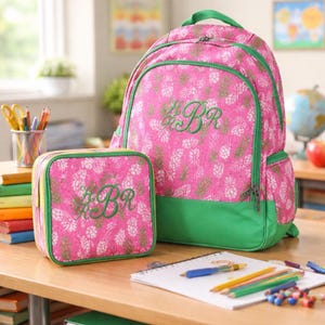 Personalized Kids Backpack, Monogrammed Backpack, Pineapple Diaper Bag, Personalized Gifts for Kids, Girls School Bag, Girls Book Bag