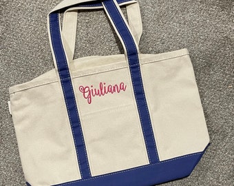 Bridesmaids Medium Size Tote Bag Cotton Canvas Totes Personalized with Name or Monogram Gifts for Bridesmaid Maid of Honor Best Friend