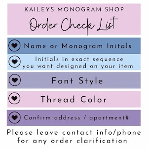 Monogram shop