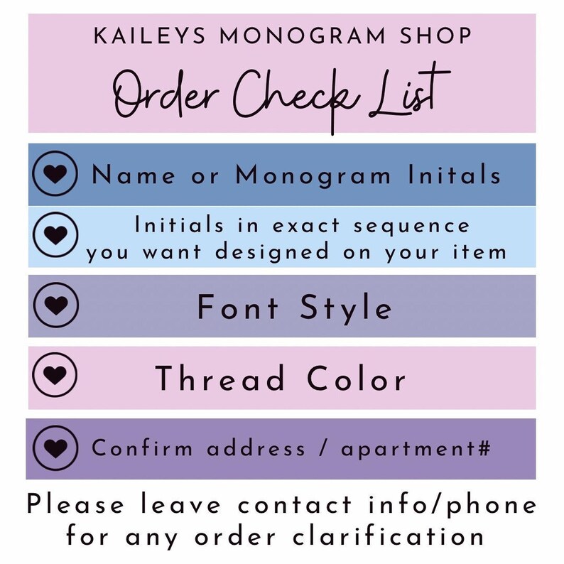 Monogram shop