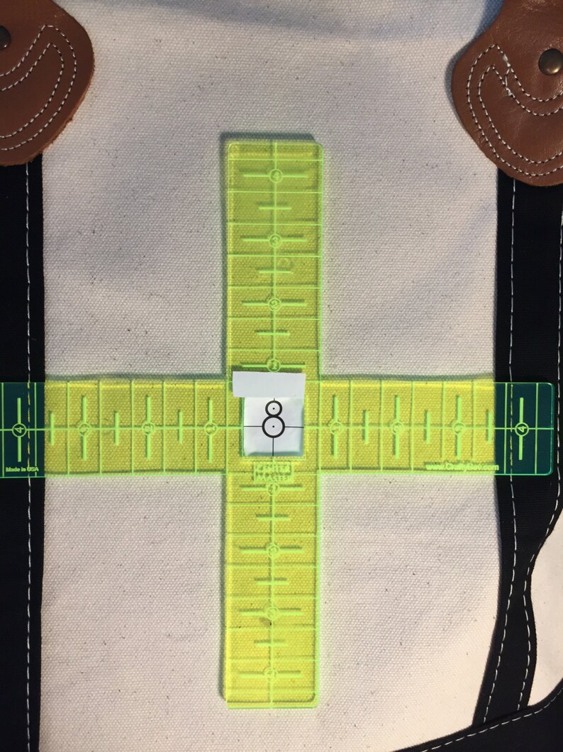 Centering Ruler Embroidery Quilting Center Ruler Vinyl Decal Etsy