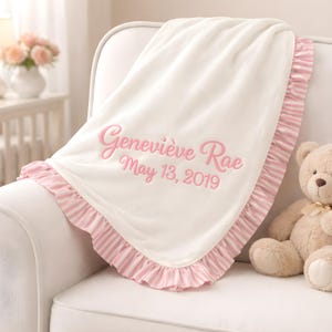 Personalized blanket newborn gifts