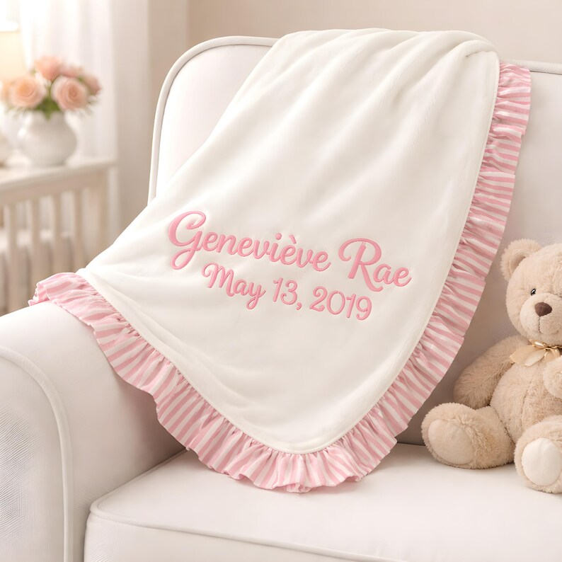 Personalized blanket newborn gifts