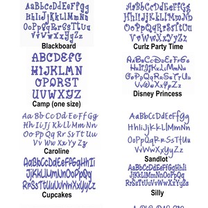 Monogram fonts