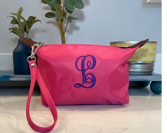 Sweet 16 Gift Pink Wristlet Custom Name Nylon Bag